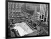 With the Famed Rockefeller Center Christmas Tree Rising Above Them, Skaters Glide on the Ice-null-Framed Photographic Print