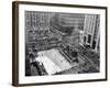 With the Famed Rockefeller Center Christmas Tree Rising Above Them, Skaters Glide on the Ice-null-Framed Photographic Print