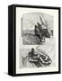 With the Fishermen on Lake Huron, Canada, Nineteenth Century-null-Framed Stretched Canvas