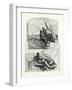 With the Fishermen on Lake Huron, Canada, Nineteenth Century-null-Framed Giclee Print