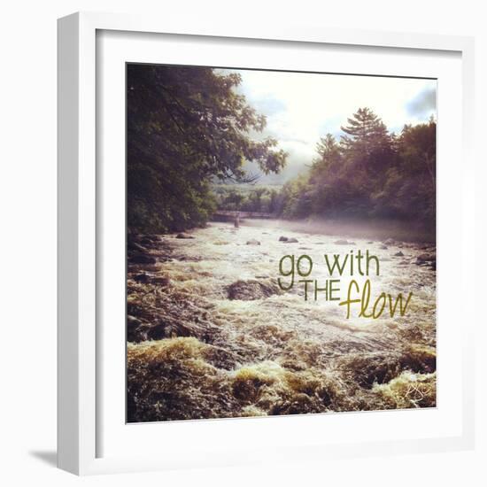 With the Flow-Kimberly Glover-Framed Giclee Print