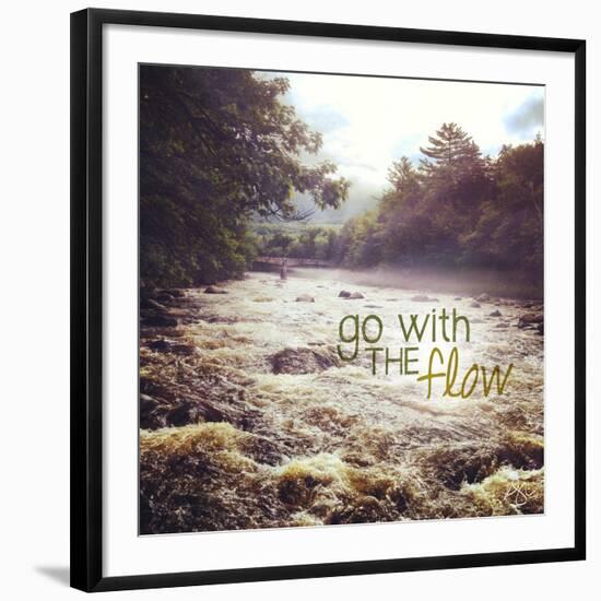 With the Flow-Kimberly Glover-Framed Giclee Print