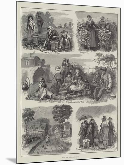 With the Fruit-Gatherers-Edmund Richard White-Mounted Giclee Print