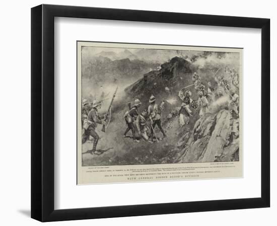 With the General Bindon Blood's Division-Walter Stanley Paget-Framed Giclee Print