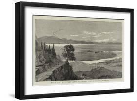 With the Mediterranean Fleet, Entering Corfu Harbour-null-Framed Giclee Print