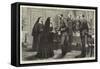 With the Mediterranean Squadron, a Visit of the Sisters of the Poor to a Man of War-null-Framed Stretched Canvas