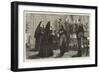 With the Mediterranean Squadron, a Visit of the Sisters of the Poor to a Man of War-null-Framed Giclee Print