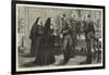 With the Mediterranean Squadron, a Visit of the Sisters of the Poor to a Man of War-null-Framed Giclee Print