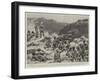 With the Mohmand Field Force, General Westmacott Conducting the Retirement from Jarobi-Frank Dadd-Framed Giclee Print