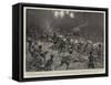 With the Mohmand Field Force, the Night Attack on Sir Bindon Blood's Camp at Nawagai-Frank Dadd-Framed Stretched Canvas