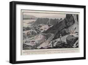 With the Nile Expedition, Making a Road over the Alimooleh Aghaba-Charles Joseph Staniland-Framed Giclee Print