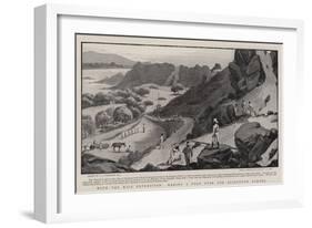 With the Nile Expedition, Making a Road over the Alimooleh Aghaba-Charles Joseph Staniland-Framed Giclee Print
