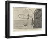 With the Pacific Squadron, Catching Turtles Off Acapulco-Joseph Nash-Framed Giclee Print