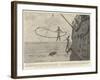 With the Pacific Squadron, Catching Turtles Off Acapulco-Joseph Nash-Framed Giclee Print