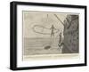 With the Pacific Squadron, Catching Turtles Off Acapulco-Joseph Nash-Framed Giclee Print