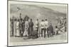 With the Pamir Boundary Commission, a Shooting Match in the First Gymkhana Held in the District-null-Mounted Giclee Print
