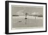 With the Pioneers to Mashonaland, the Agnes Steaming Up the Pungwe River-null-Framed Giclee Print