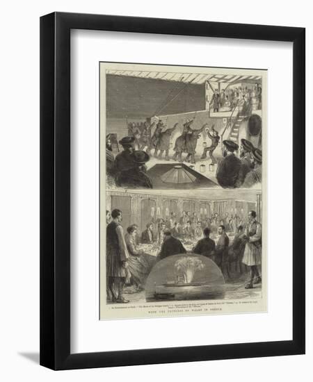 With the Princess of Wales in Greece-null-Framed Giclee Print