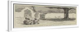 With the Royal Welsh Fusiliers in Upper Burma, the Execution of a Dacoit at Shway-Bo-null-Framed Giclee Print