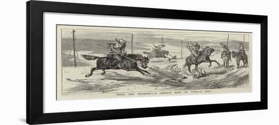 With the Russians, a Cossack Raid on Turkish Dogs-Alfred Chantrey Corbould-Framed Giclee Print