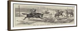 With the Russians, a Cossack Raid on Turkish Dogs-Alfred Chantrey Corbould-Framed Giclee Print