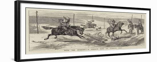 With the Russians, a Cossack Raid on Turkish Dogs-Alfred Chantrey Corbould-Framed Giclee Print