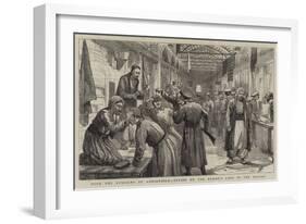 With the Russians at Adrianople, Trying on the Enemy's Caps in the Bazaar-Harry Hamilton Johnston-Framed Giclee Print
