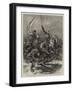With the Russians before Plevna, Modern Crusaders, General Skobeleff and His Standard-Bearer-Godefroy Durand-Framed Giclee Print