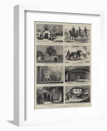 With the Russians, Photography in the Field-Alfred Chantrey Corbould-Framed Giclee Print
