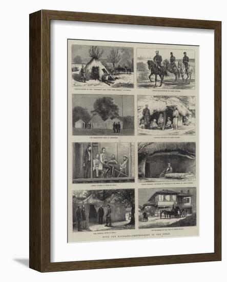 With the Russians, Photography in the Field-Alfred Chantrey Corbould-Framed Giclee Print