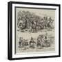 With the Russians Reconnaissance on the Lom-Alfred Chantrey Corbould-Framed Giclee Print