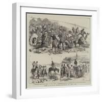 With the Russians Reconnaissance on the Lom-Alfred Chantrey Corbould-Framed Giclee Print