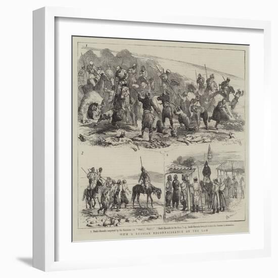 With the Russians Reconnaissance on the Lom-Alfred Chantrey Corbould-Framed Giclee Print