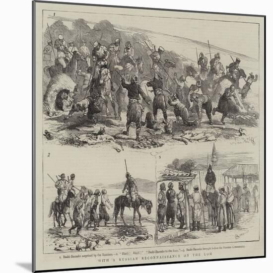 With the Russians Reconnaissance on the Lom-Alfred Chantrey Corbould-Mounted Giclee Print