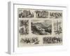 With the Russians, the Fighting in the Shipka Pass-null-Framed Giclee Print