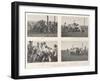 With the Scots Guards in South Africa, a Football Match-null-Framed Giclee Print