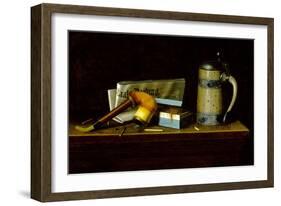With the 'Staats Zeitung', 1890-William Michael Harnett-Framed Giclee Print