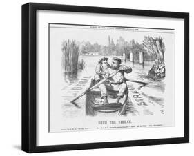 With the Stream, 1885-Joseph Swain-Framed Giclee Print