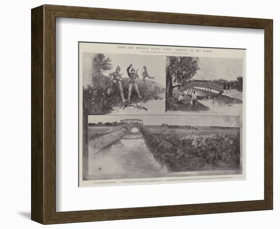 With the Tientsin Relief Force, Humours of the March-Henry Charles Seppings Wright-Framed Giclee Print