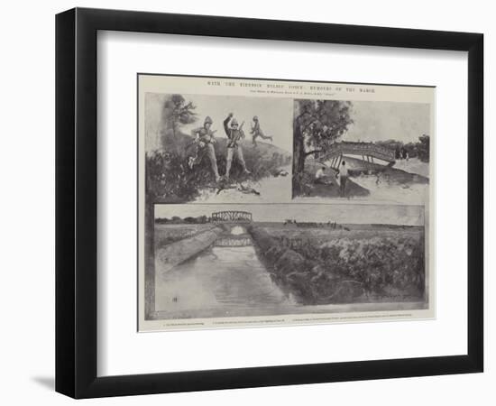 With the Tientsin Relief Force, Humours of the March-Henry Charles Seppings Wright-Framed Giclee Print
