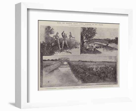 With the Tientsin Relief Force, Humours of the March-Henry Charles Seppings Wright-Framed Giclee Print