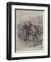 With the Tirah Expedition, a Reconnoitring Patrol in a Tight Place-John Charlton-Framed Giclee Print