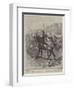 With the Tirah Expedition, a Reconnoitring Patrol in a Tight Place-John Charlton-Framed Giclee Print