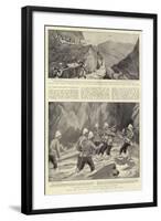 With the Tirah Field Force, the Advance on Datoi-Charles Joseph Staniland-Framed Giclee Print