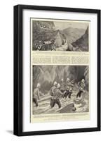 With the Tirah Field Force, the Advance on Datoi-Charles Joseph Staniland-Framed Premium Giclee Print