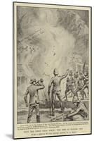 With the Tirah Field Force, the Fire at Kangar Gali-William T. Maud-Mounted Giclee Print