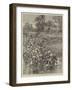 With the Tonghoo Field Force, Burma, Somersetshire Light Infantry Crossing the Twsa River-null-Framed Giclee Print