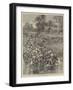 With the Tonghoo Field Force, Burma, Somersetshire Light Infantry Crossing the Twsa River-null-Framed Giclee Print