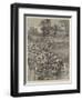 With the Tonghoo Field Force, Burma, Somersetshire Light Infantry Crossing the Twsa River-null-Framed Giclee Print