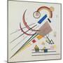 With the Triangle (W/C and Gouache)-Wassily Kandinsky-Mounted Giclee Print